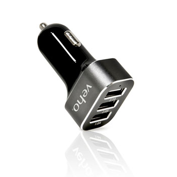 Veho VAA-010 Triple USB Car Charger - 5.1A