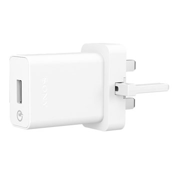 Official Sony UCH10 Qualcomm 2.0 Quick Mains Charger & Cable - White