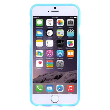 Polka Dot FlexiShield iPhone 6S Plus / 6 Plus Gel Case - Blue