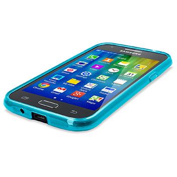 FlexiShield Samsung Galaxy J1 Gel Case - Blue