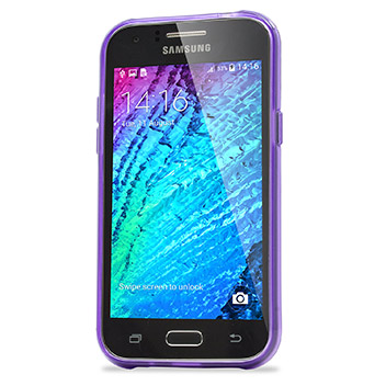 FlexiShield Samsung Galaxy J1 Gel Case - Purple