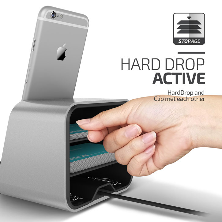 Verus i-Depot iPhone / iPad Charging Stand - Silver