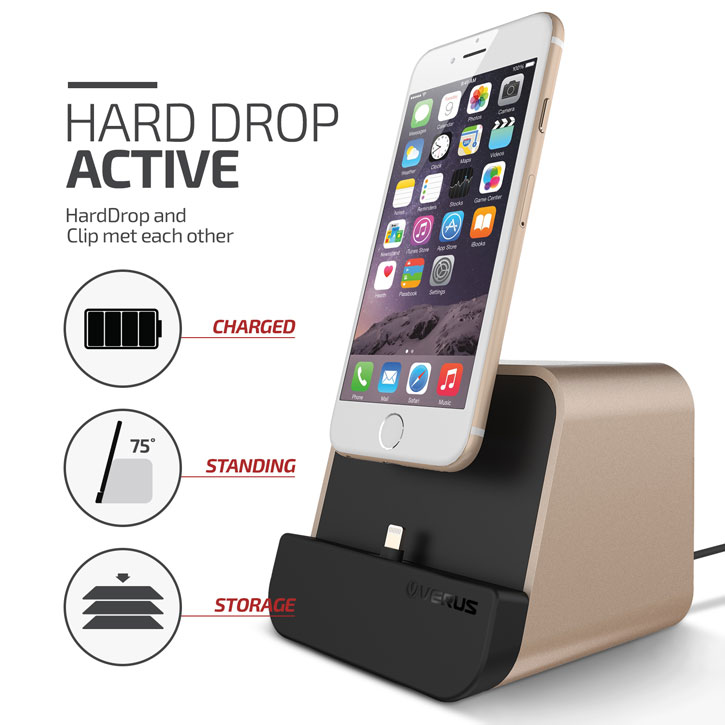 Verus i-Depot iPhone / iPad Charging Stand - Gold