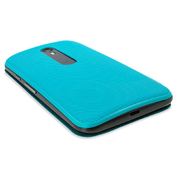 Motorola Moto G Shell Case - Turquoise Snap-On Cover Retail Packaging