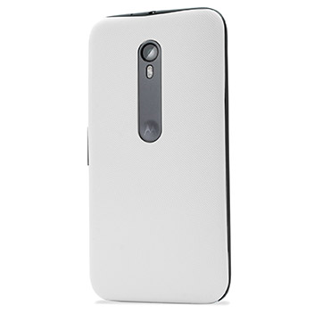 Official Motorola Moto G 3rd Gen Shell Replacement Back Cover - White