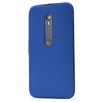 Oplossen Onderscheid Vrijlating Official Motorola Moto G 3rd Gen Shell Replacement Back Cover - Blue