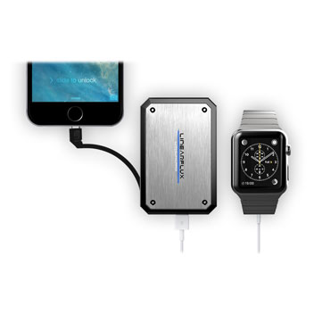 Linearflux LithiumCard Pro Portable Lightning Power Bank - Titanium