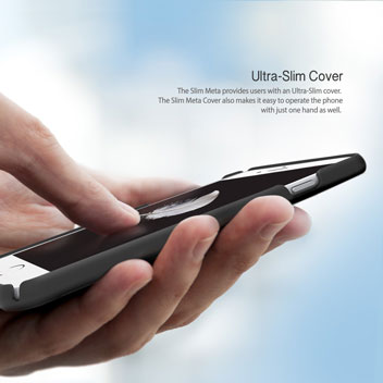 Obliq Slim Meta II iPhone 6 Case - Black / Silver