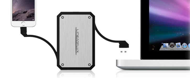 Linearflux LithiumCard Pro Portable Micro USB Power Bank - Titanium