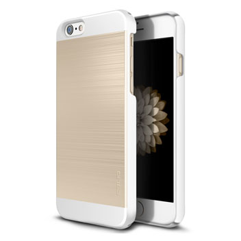 Obliq Slim Meta II iPhone 6 Case - White / Champagne Gold