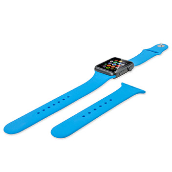 Olixar 3-in-1 Silicon Sports Apple Watch Strap 42mm - Blue