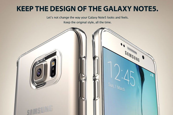 Rearth Ringke Slim Samsung Galaxy Note 5 Case - Black