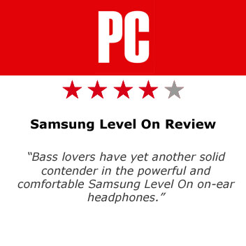 Samsung Premium Level On Headphones with Controls & Mic - Black