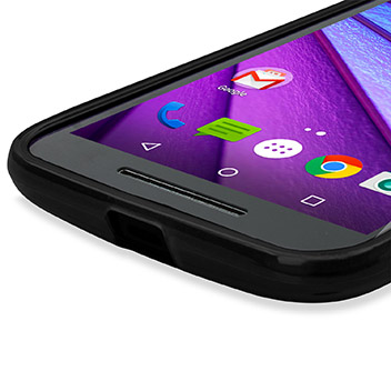FlexiShield Motorola Moto G 3rd Gen Gel Case - Black