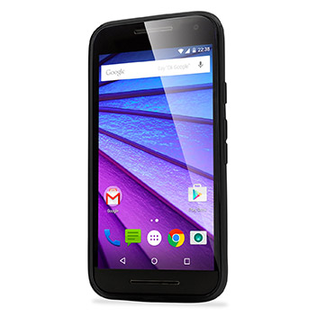 FlexiShield Motorola Moto G 3rd Gen Gel Case - Black