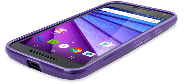 FlexiShield Motorola Moto G 3rd Gen Gel Case - Purple