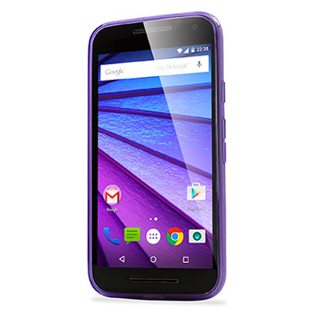 FlexiShield Motorola Moto G 3rd Gen Gel Case - Purple