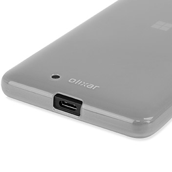FlexiShield Microsoft Lumia 950 Gel Case - Frost White