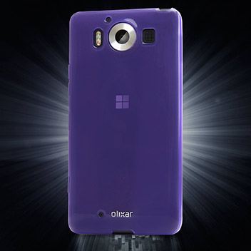 Coque Microsoft Lumia 950 FlexiShield Gel - Violette