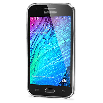FlexiShield Ultra-Thin Samsung Galaxy J1 Gel Case - 100% Clear