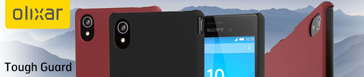 ToughGuard Sony Xperia M4 Aqua Hybrid Rubberised Case - Black