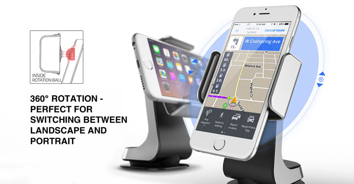 Verus Hybrid Grab Universal Case Compatible In-Car Mount