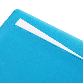 Snugg Leather-Style Wallet Microsoft Surface 3 Pouch - Cyan