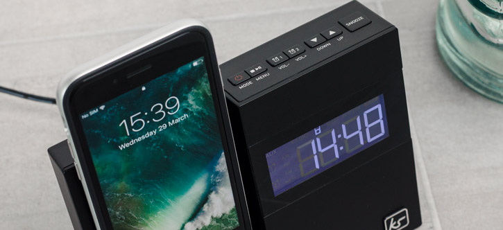 KitSound X-Dock 3 iPhone 7 Plus / 7 / 6S / 6 Clock Radio Speaker Dock