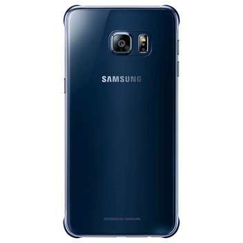 Official Samsung Galaxy S6 Edge+ Clear Cover Case - Blue / Black