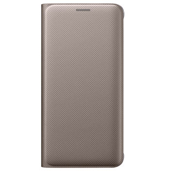 Official Samsung Galaxy S6 Edge+ Flip Wallet Cover - Gold