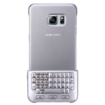 Official Samsung Galaxy S6 Edge+ Keyboard Cover - Silver