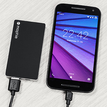 Mophie Mini Powerstation 2500mAh Power Bank - Black