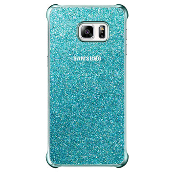 Official Samsung Galaxy S6 Edge+ Glitter Cover Case - Blue
