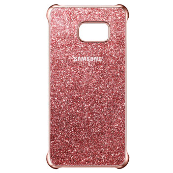 Official Samsung Galaxy S6 Edge+ Glitter Cover Case - Pink