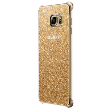 Official Samsung Galaxy S6 Edge+ Glitter Cover Case - Gold