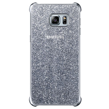 Official Samsung Galaxy S6 Edge+ Glitter Cover Case - Silver