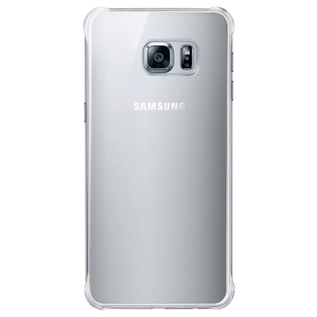 Official Samsung Galaxy S6 Edge Plus Glossy Cover Case - Silver