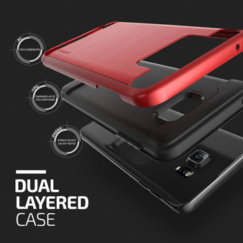 Verus Verge Series Samsung Galaxy Note 5 Case -  Crimson Red