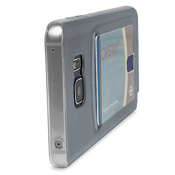 FlexiShield Slot Samsung Galaxy Note 5 Gel Case - Crystal Clear