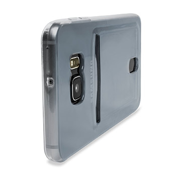 FlexiShield Slot Samsung Galaxy S6 Edge Plus Gel Case - Crystal Clear