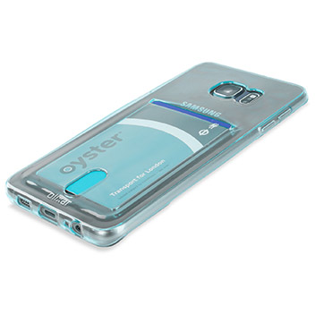 FlexiShield Slot Samsung Galaxy S6 Edge Plus Gel Case - Blue Tint