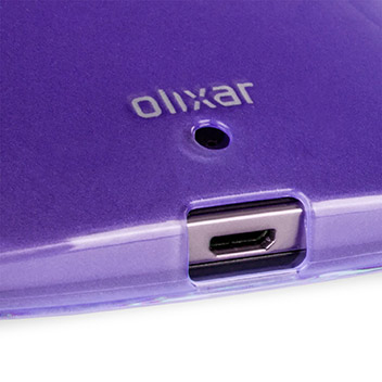 Coque Moto X Play Flexishield Gel – Violette