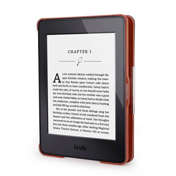 Olixar Leather-Style Kindle Paperwhite Case - Brown