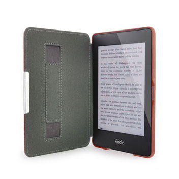 Olixar Leather-Style Kindle Paperwhite Case - Brown