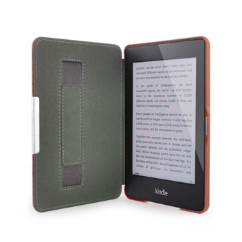 Funda Kindle Paperwhite Olixar Estilo Cuero - Marrón