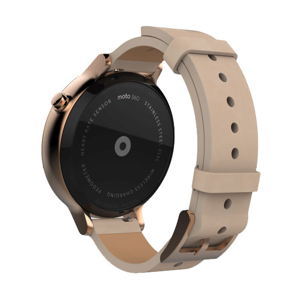 Motorola Moto 360 2ème Génération – Acier inoxydable Or Rose