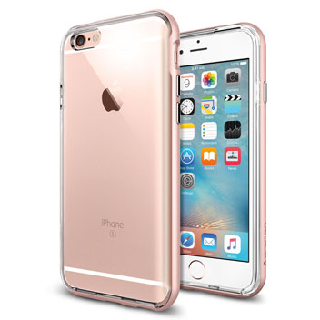 Spigen Neo Hybrid Ex iPhone 6S / 6 Bumper Case - Rose Gold