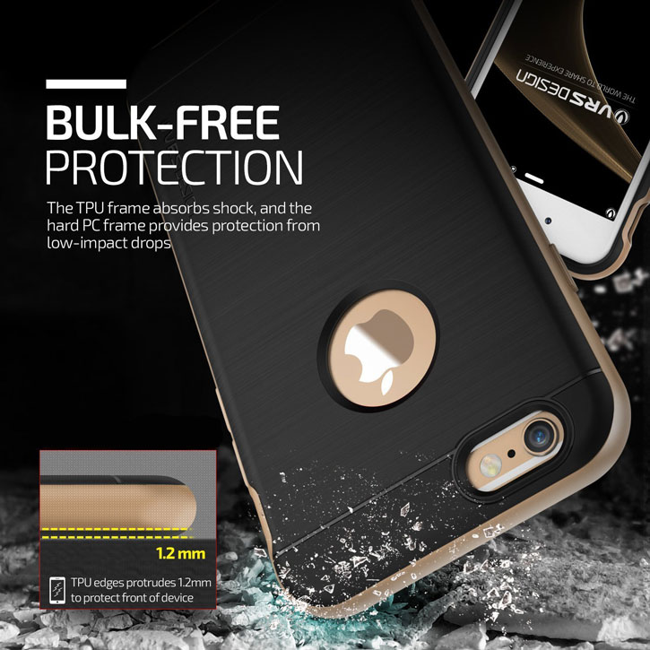 VRS Design High Pro Shield iPhone 6S Hülle Shine Champagner-Gold