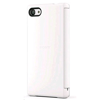 Sony Xperia Z5 Compact Style-Up Smart Window Cover Case - White