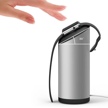 Support de Charge Apple Watch Elago W - Argent